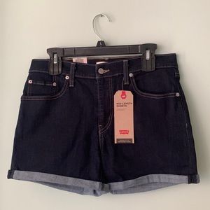 NWT Levi Sculpt Hypersoft Mid-Length Shorts Size 10/30